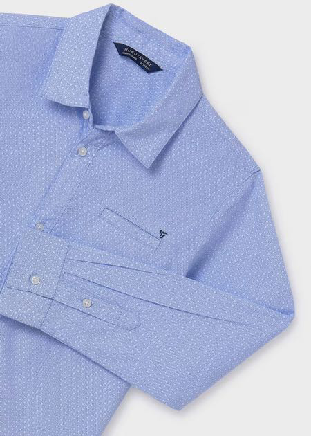 Camisa m/l micro estampado