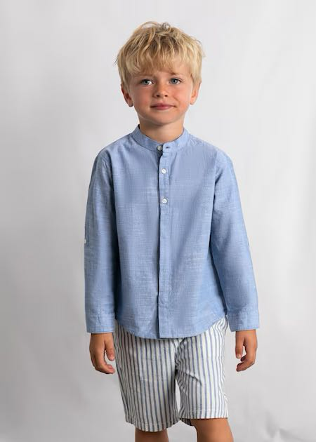 Conj bermuda camisa m/L c/ma