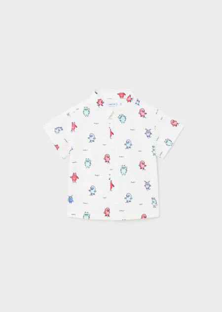 Camisa m/c estampada