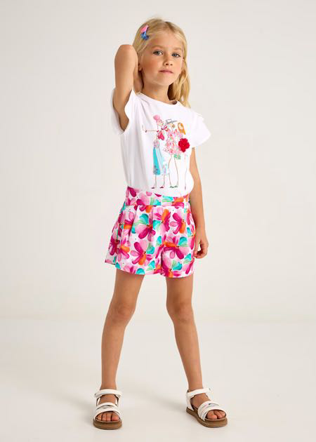 Falda pantalón estampado
