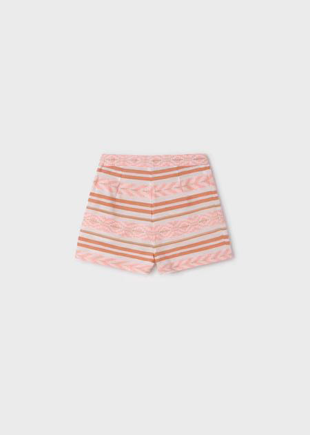 Pantalón corto jacquard