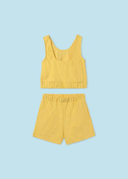 Conjunto short punto toalla