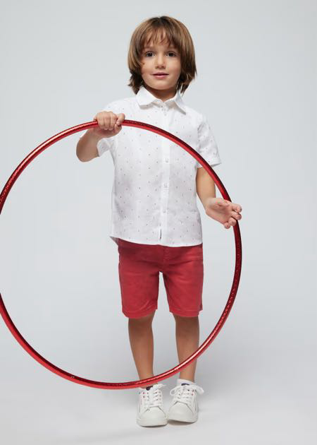 Camisa m/c micro estampado