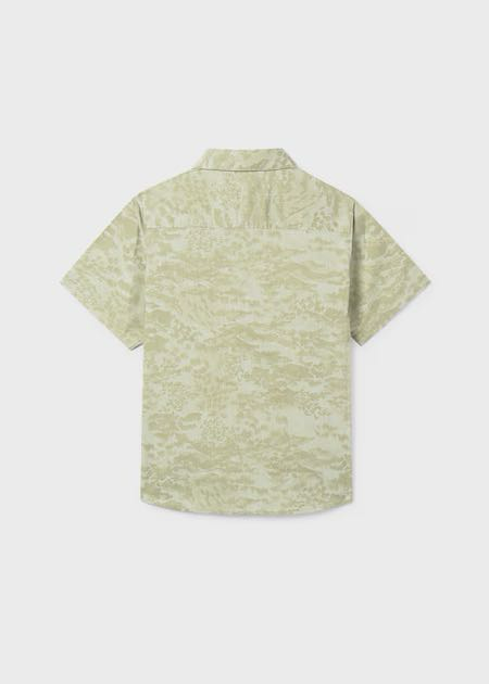 Camisa m/c cuello mao