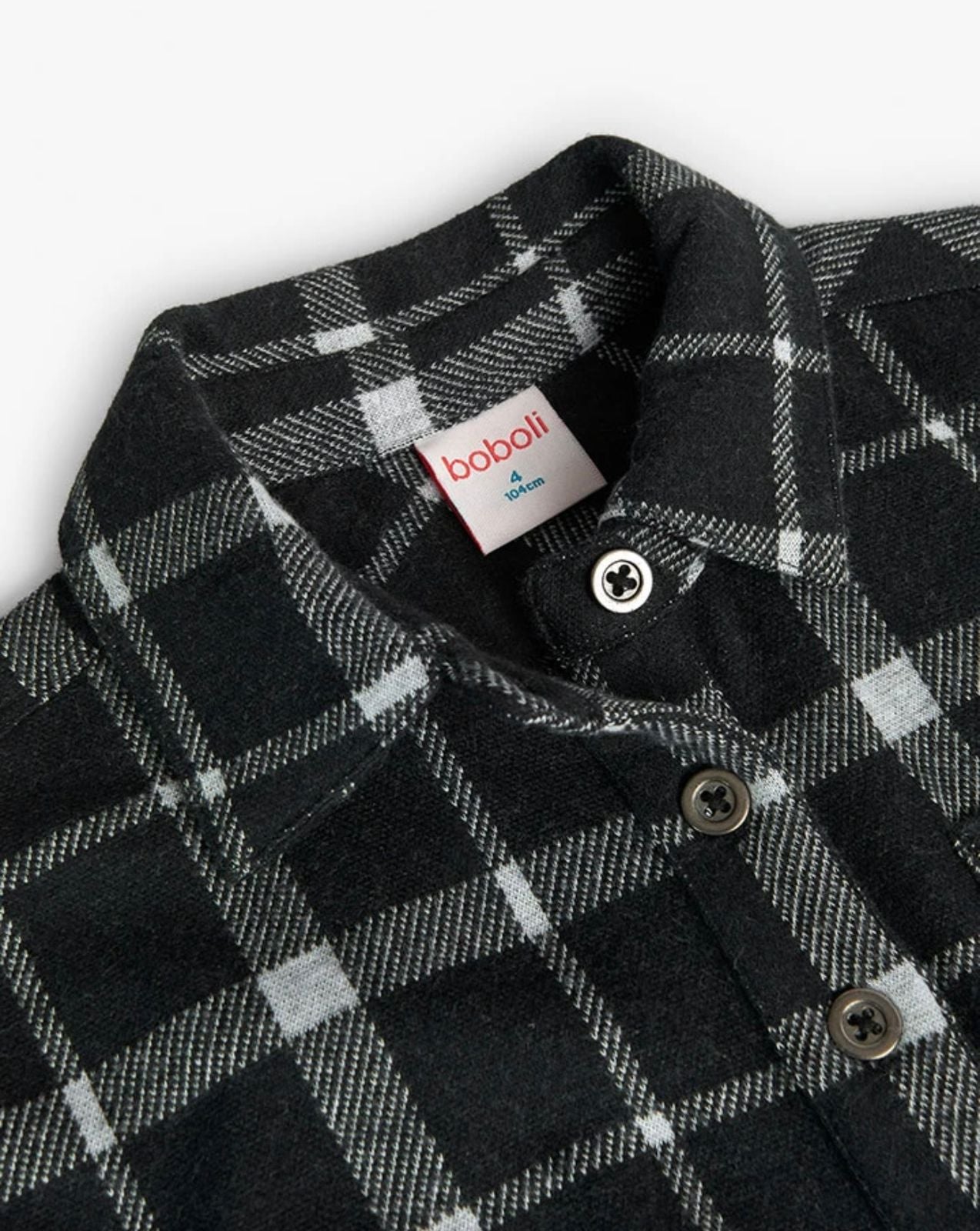 Camisa punto cuadros