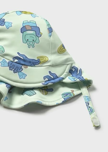 Conj baño pelele con gorro