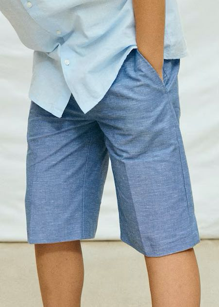 Bermuda lino suiting