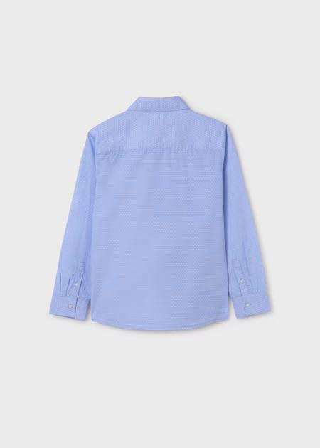 Camisa m/l micro estampado