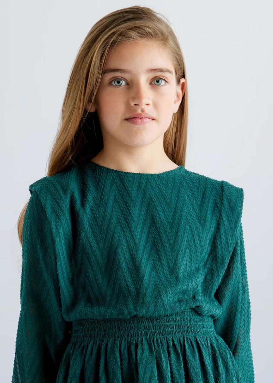 Vestido gasa fantasía