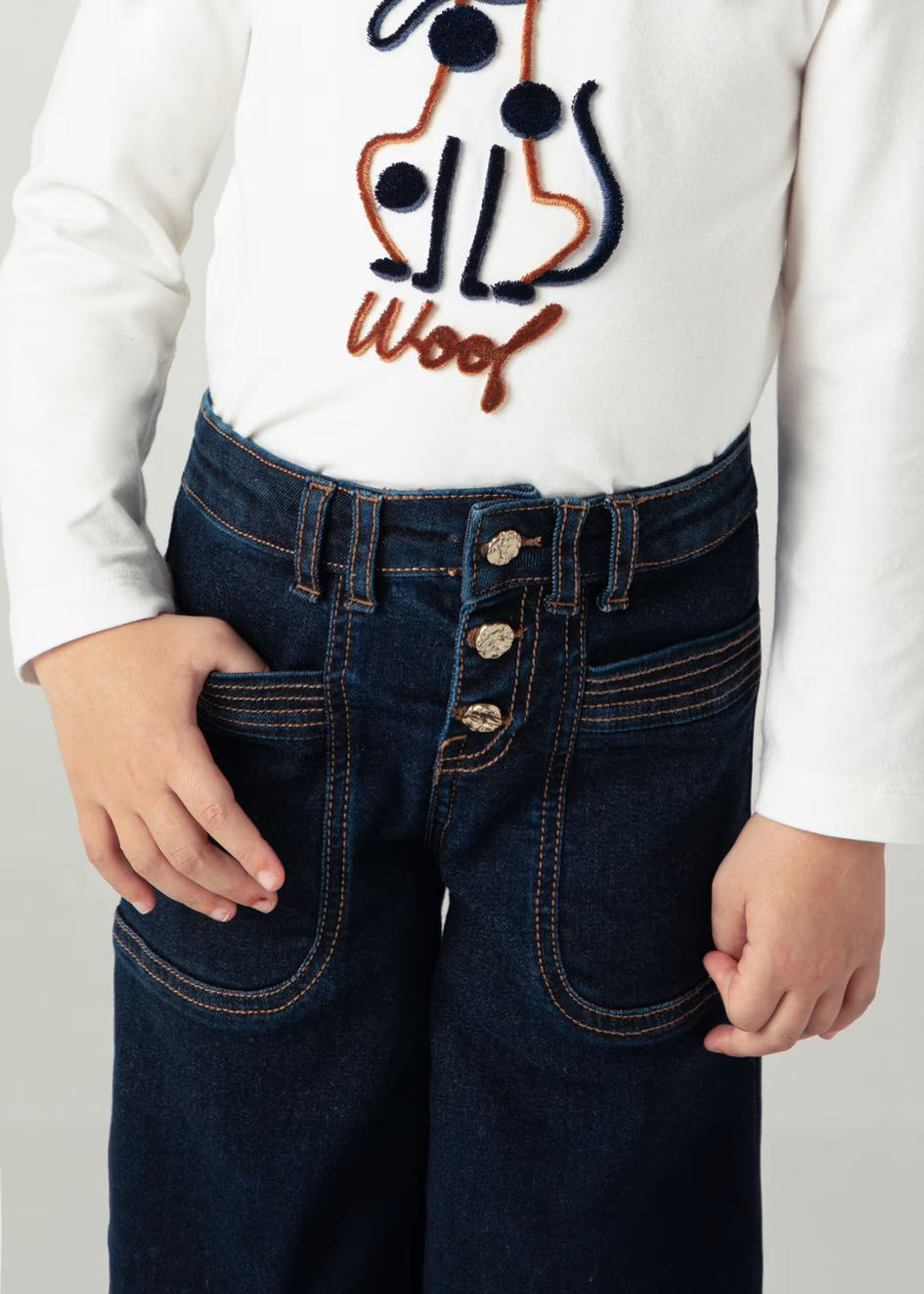 Pantalón wide leg
