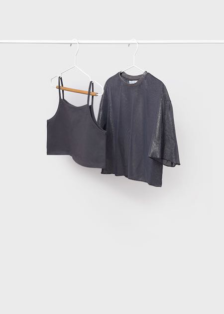 Conjunto twin set tul