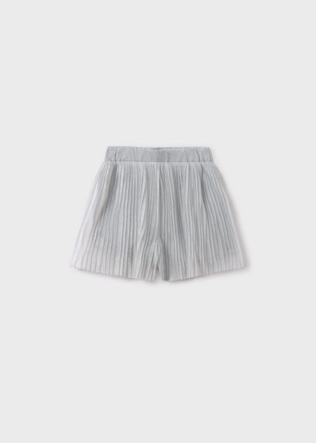 Pantalón corto plisado