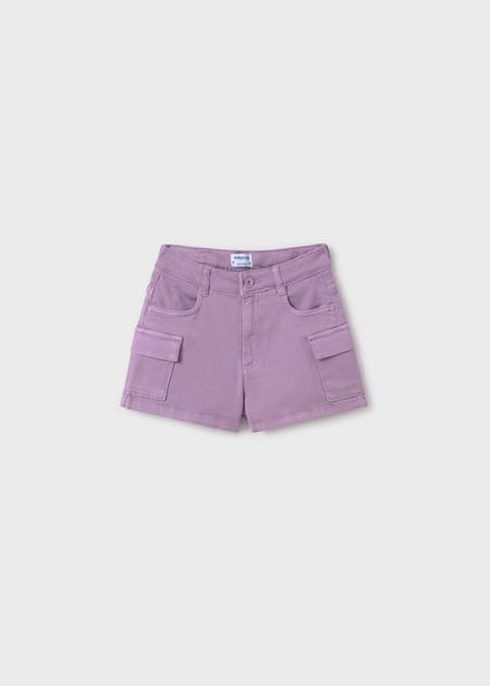 Pantalón corto sarga cargo