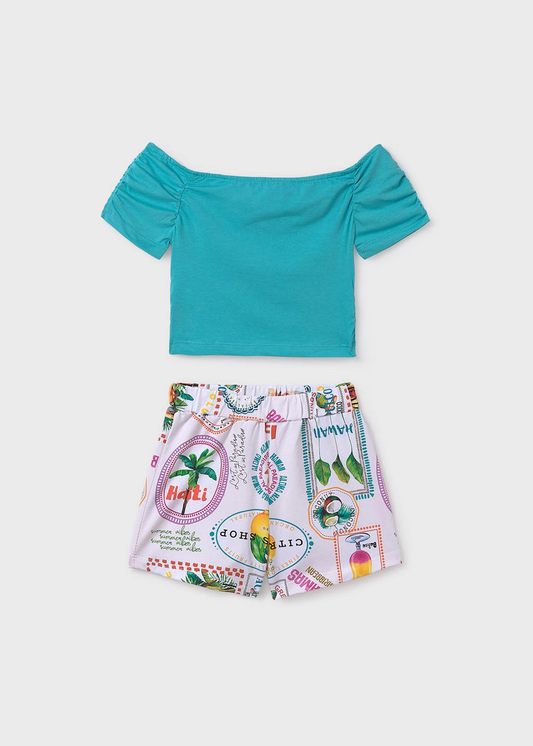 Conjunto short estampado