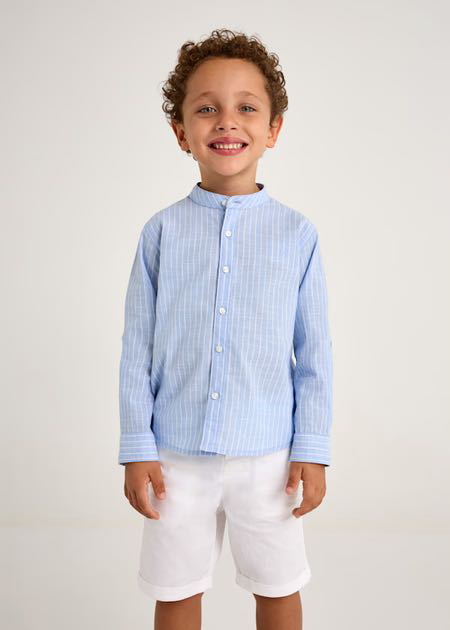 Conjunto bermuda camisa m/l c/ma