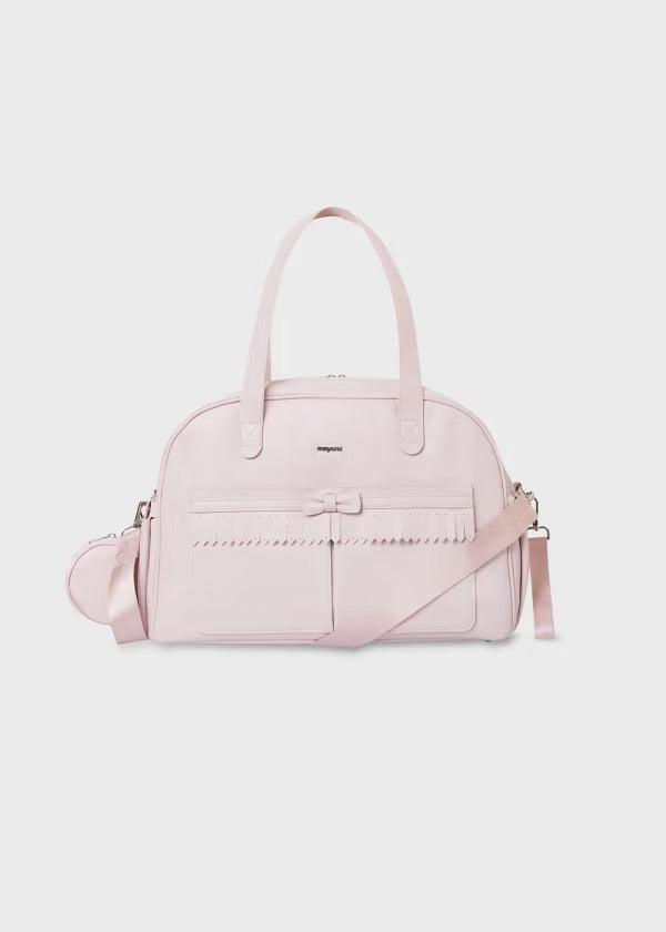 Bolso maternidad flecos