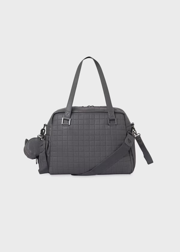 Bolso acolchado y porta chupetee
