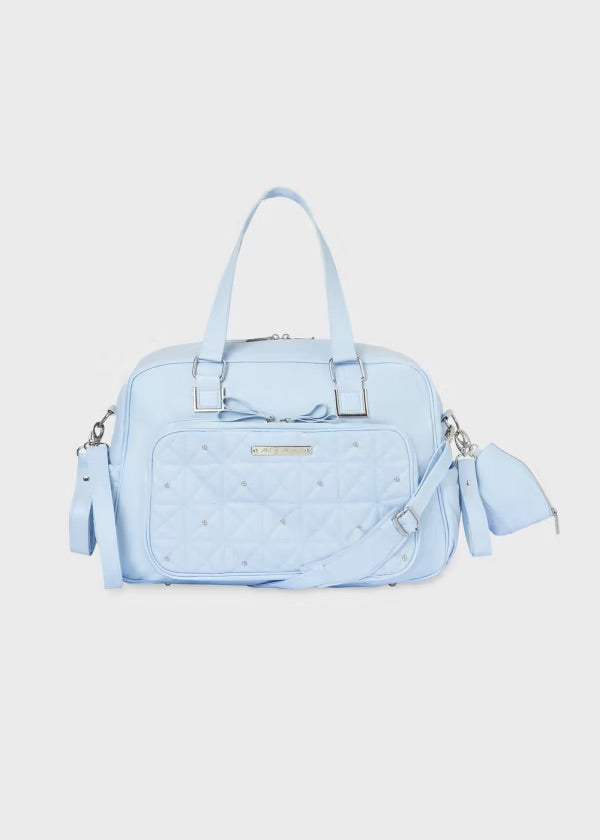 Bolso maternidad lazo con portachupete