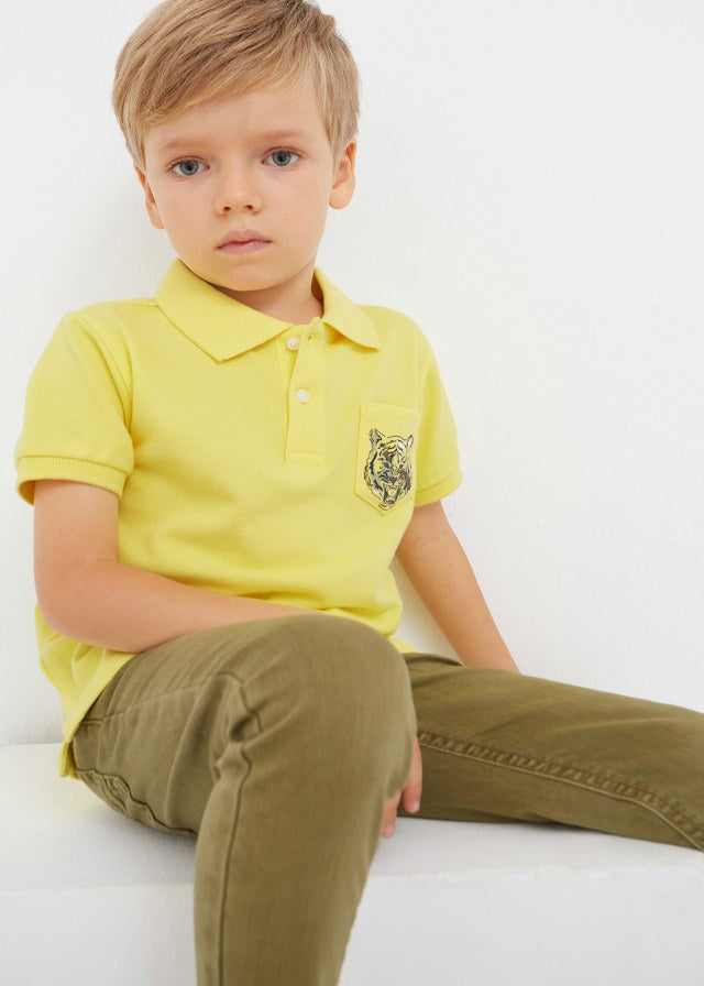 Pantalón sarga elastan