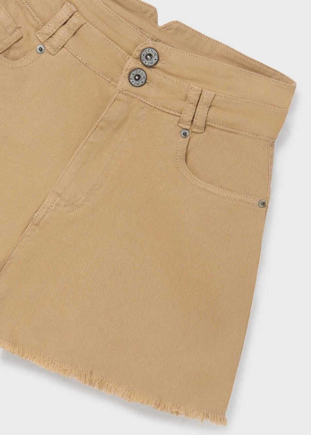 Pantalón corto sarga