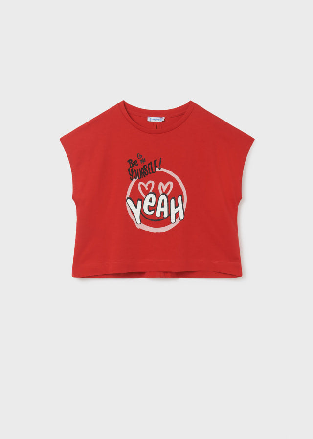 Camiseta m/c nudo espalda