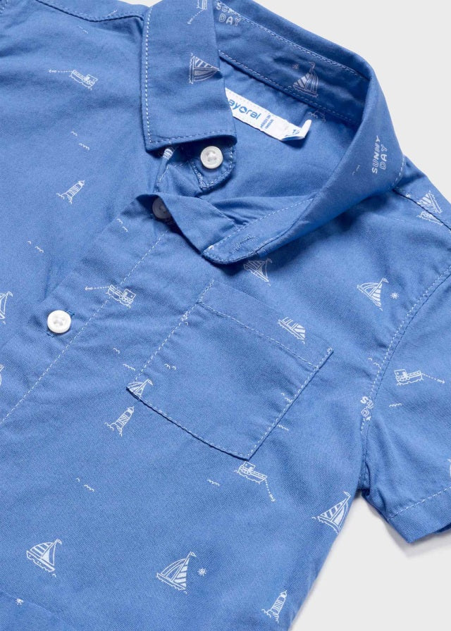 Camisa m/c estampado peq
