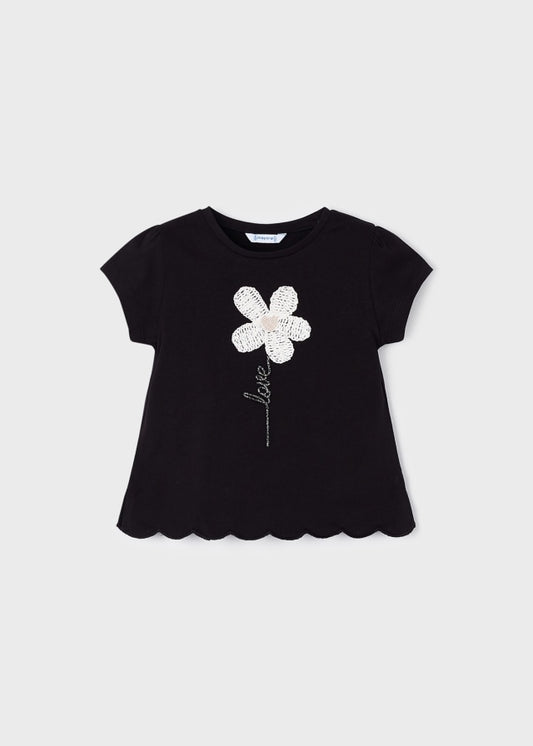 Camiseta m/c flor