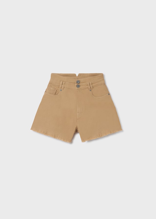 Pantalón corto sarga