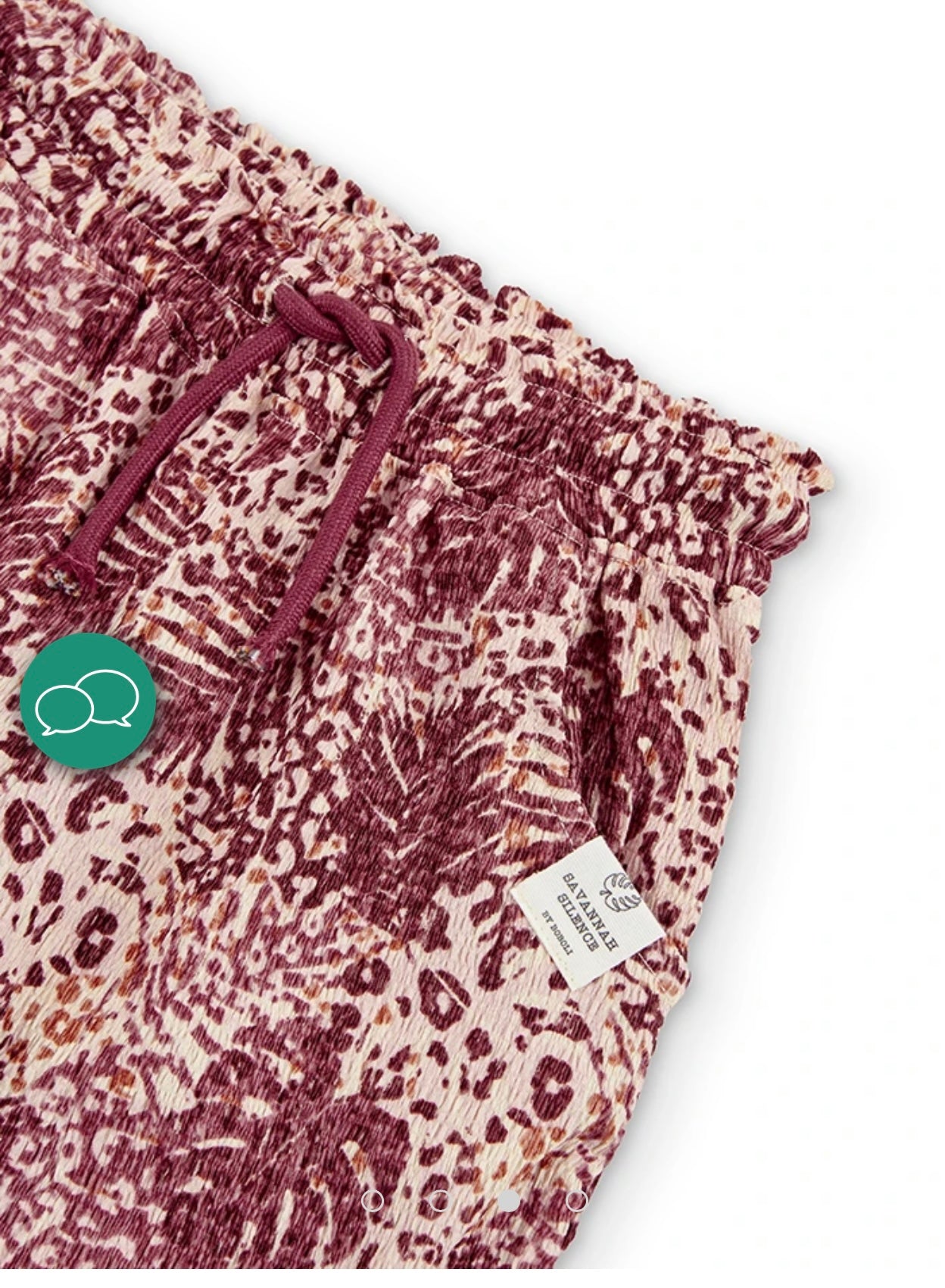 Pantalón bambula estampado