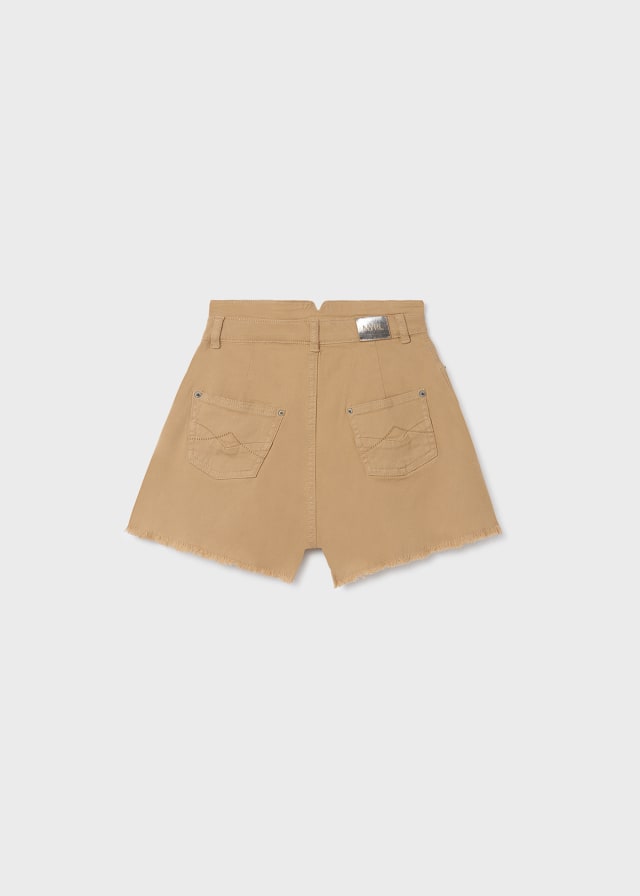 Pantalón corto sarga