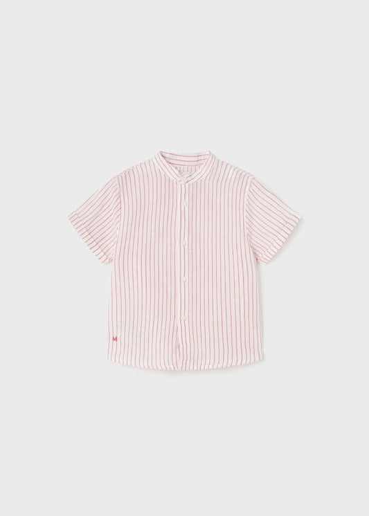 Camisa m/c cuello lino