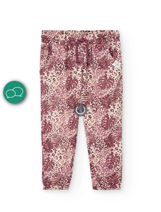 Pantalón bambula estampado