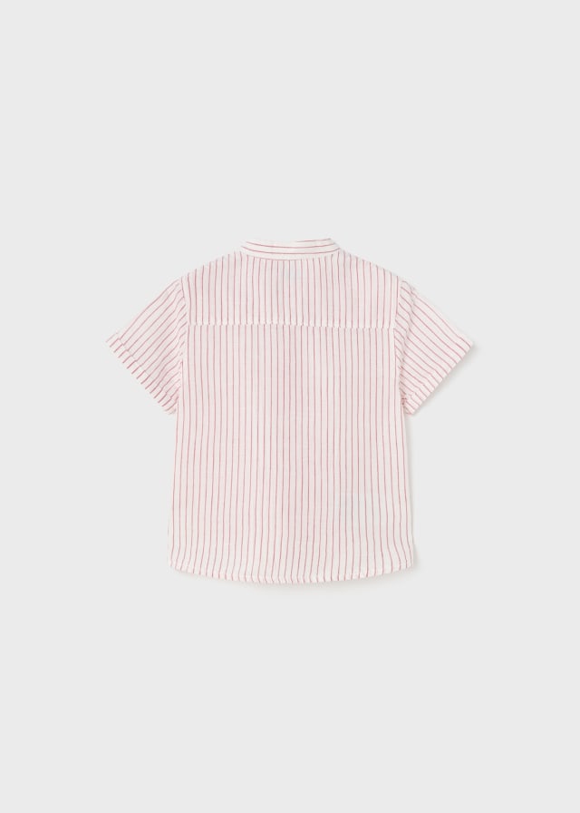 Camisa m/c cuello lino