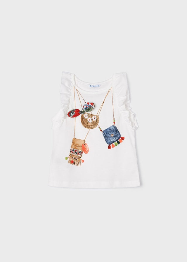Camiseta tirantes bolsitos